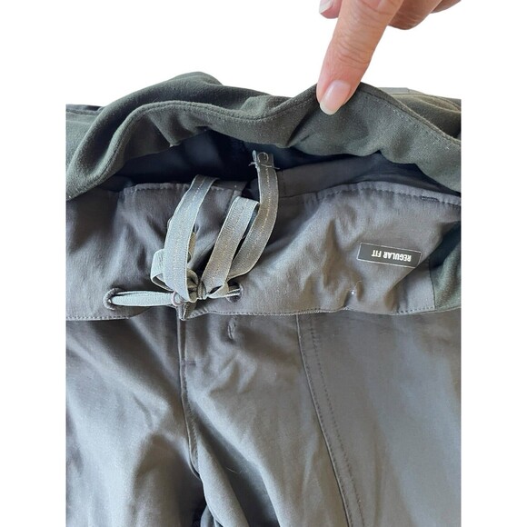 REI COOP Pants Women 8 Green Screen line Technical Nylon Stretch Hiking Climbing - Picture 9 of 16